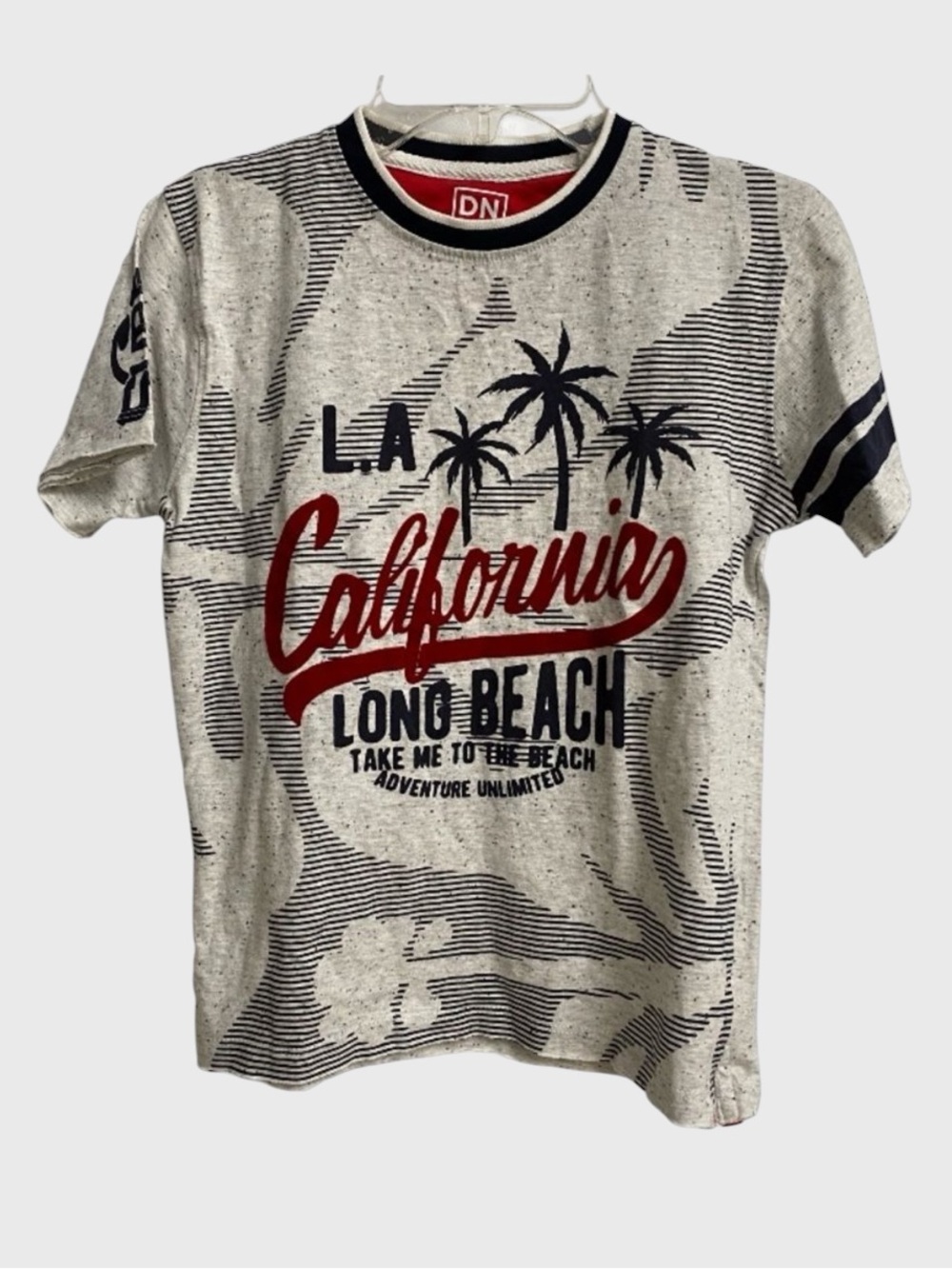 DNMX L.A. California Long Beach T-Shirt Kids Size 11-12 yrs Short Sleeve Surf